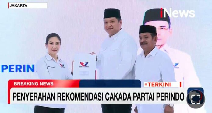 Arham – Rahmat Resmi Terima Rekomendasi Perindo untuk Pilkada Luwu