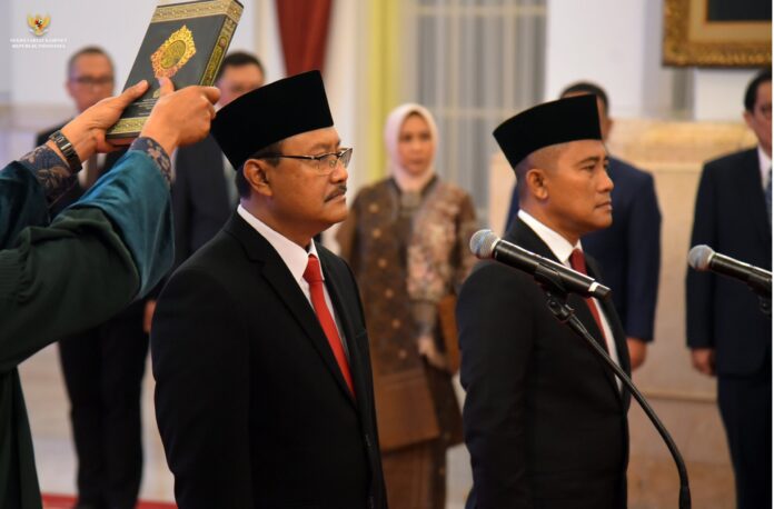 Jokowi Lantik Saifullah Yusuf Sebagai Mensos, Eddy Hartono BNPT