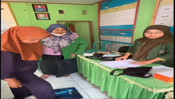 LPKM UMI Bentum Tim PKM Desa Binaan, Lakukan Pemeriksaan Kesehatan di Desa Borisallo