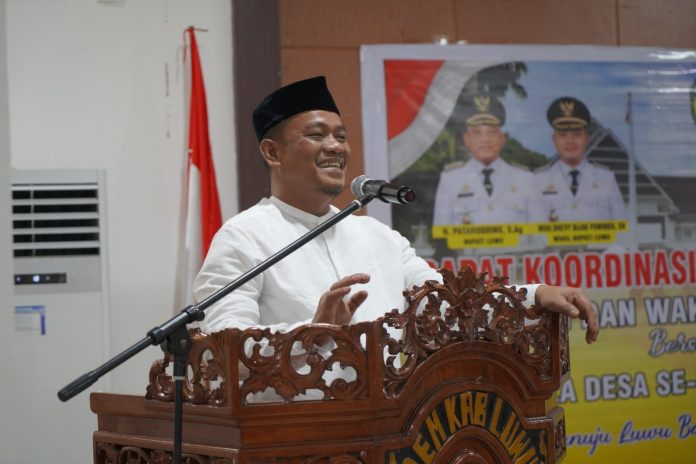 Bupati Luwu Ingatkan Kades : Hati-hati Gunakan Dana Desa, Ingat Keluarga